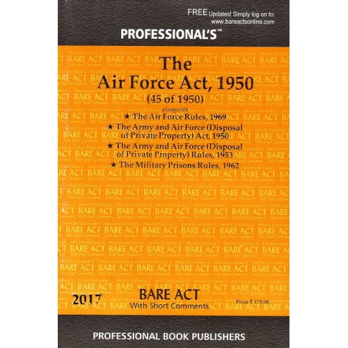 Professional's The Air Force Act, 1950 Bare Act